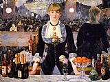 A Bar at the Folies-Bergere by Edouard Manet